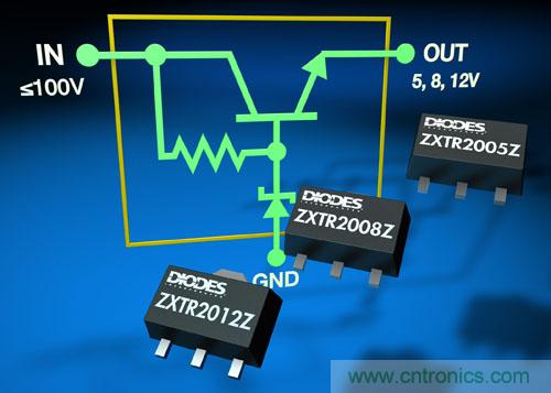  Diodes全新集成高壓穩(wěn)壓器晶體管，顯著提升功率密度和減少器件數(shù)量