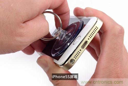 土豪金iPhone 5S拆解：內(nèi)部結(jié)構(gòu)升級，維修難度增加