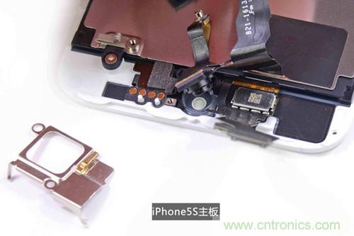 土豪金iPhone 5S拆解：內(nèi)部結(jié)構(gòu)升級，維修難度增加