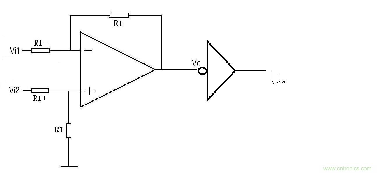 差動(dòng)放大電路，差動(dòng)放大電路圖