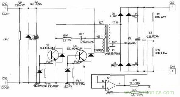 推薦：一款高效率基于推挽逆變的車載開關(guān)電源電路設計方案