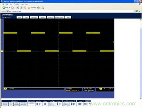 網(wǎng)絡驅動示波器可通過瀏覽器遠程訪問