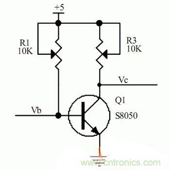 掌握三極管開關電路的飽和狀態(tài)