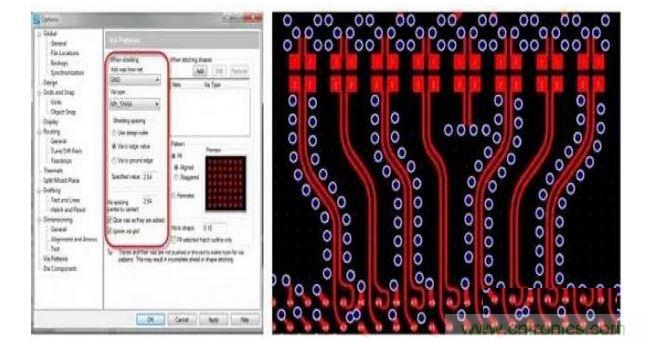 PCB 設(shè)計(jì)工具如果能夠控制共面波導(dǎo)和波導(dǎo)過(guò)孔的創(chuàng)建，將有助于顯著減少設(shè)計(jì)錯(cuò)誤和縮短設(shè)計(jì)時(shí)間。