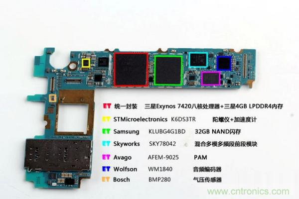 三星S6 Edge+拆解：比S6 Edge加在哪里？