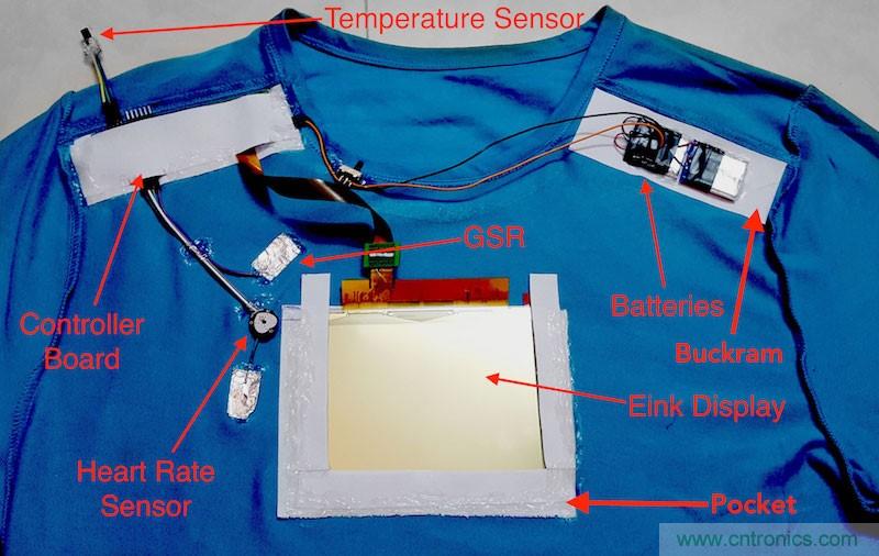 如何DIY一款能監(jiān)控個人情緒的電子T恤？
