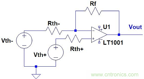 計算各種運(yùn)放電路的輸出失調(diào)