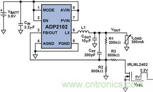 DC-DC開關(guān)穩(wěn)壓器—— 在DSP系統(tǒng)中延長(zhǎng)電池壽命