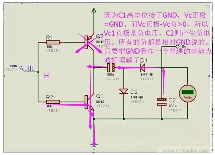 負(fù)壓是怎么產(chǎn)生的？附電路詳細(xì)分析