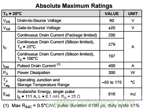 看懂MOSFET數(shù)據(jù)表，第3部分—連續(xù)電流額定值
