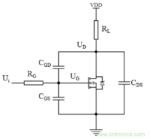 MOSFET的寄生電容是如何影響其開(kāi)關(guān)速度的？