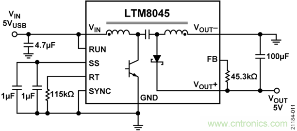 USB供電、915MHz ISM無線電頻段、具有過溫管理功能的1W功率放大器