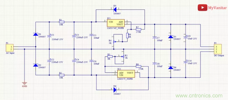 怎樣構(gòu)建可調(diào)線性AC-DC電源供用戶自由調(diào)節(jié)？