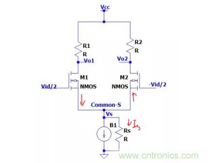 關(guān)于差分輸入電路和共模信號(hào)，差模信號(hào)關(guān)系的理解