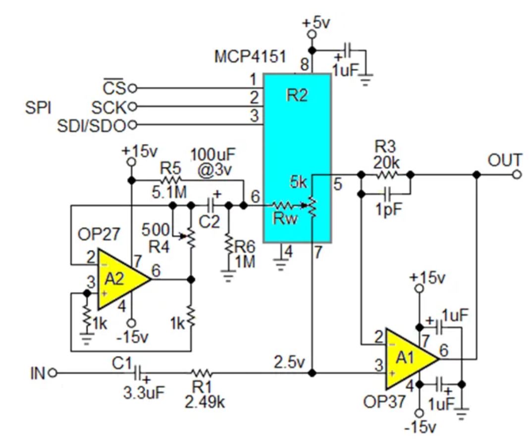 數(shù)字電位器能否代替電路中的機械電位器？