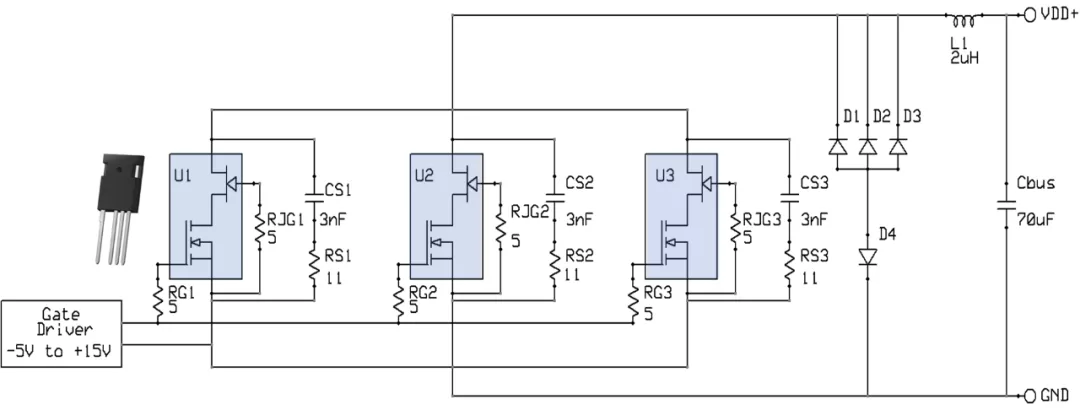 使用雙柵極配置的 SiC FET 進行電路保護