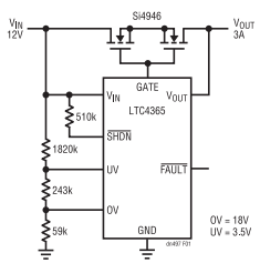 為敏感電路提供過(guò)壓及電源反接保護(hù)！