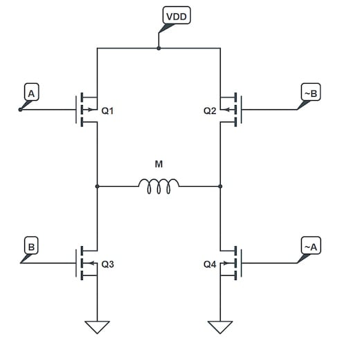 使用互補PWM、擊穿和死區(qū)時間的 H 橋直流電機控制