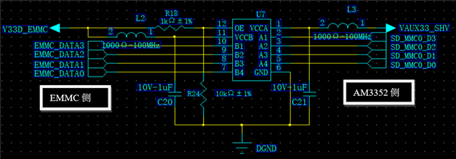 對于采用雙向自動檢測IC TXB0104在電平轉(zhuǎn)換端口傳輸中組態(tài)的分析