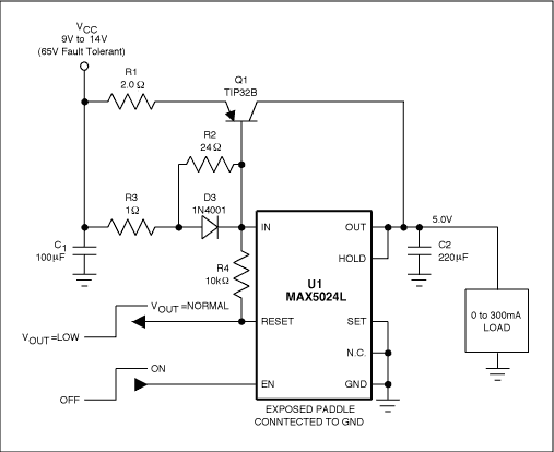 調整管增強穩(wěn)壓器的輸出電流